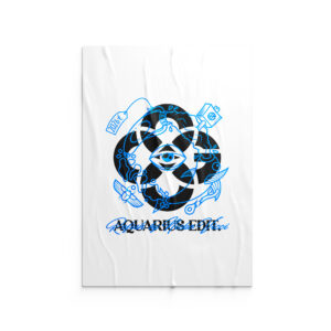 POSTER OOOG X NICKO VICCI AQUARIUS EDIT. BLEU