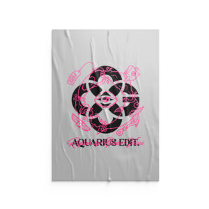 POSTER OOOG X NICKO VICCI AQUARIUS EDIT. ROSE